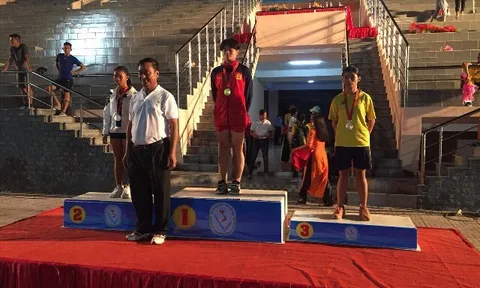 Hoàng Dư Ý tham dự cự ly 100m nữ tại giải Điền kinh U20 thế giới 2022