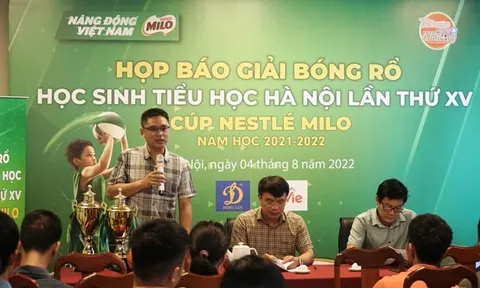 95 đội bóng tham dự giải Bóng rổ Học sinh Tiểu học Hà Nội năm học 2021-2022
