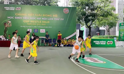 Khai mạc Vòng chung kết giải Bóng rổ Học sinh tiểu học Hà Nội lần thứ XV - Cúp Nestlé Milo 2022