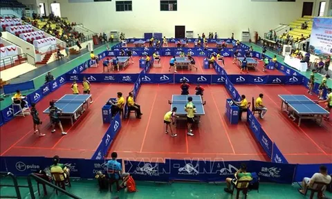 Khởi tranh giải Bóng bàn các cây vợt xuất sắc trẻ, thiếu niên, nhi đồng toàn quốc 2022
