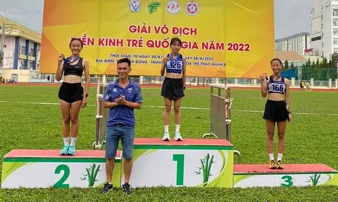 Giải Điền kinh trẻ toàn quốc 2022: Hà Nội nhất toàn đoàn