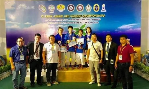 Kurash Việt Nam giành 1 huy chương vàng giải U20 vô địch châu Á 2022