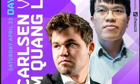 Lê Quang Liêm thất thủ trước Vua cờ Carlsen ở Generation Cup