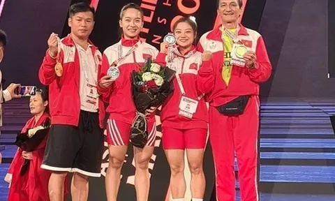 Giải Cử tạ châu Á 2022: Việt Nam giành 5 huy chương vàng