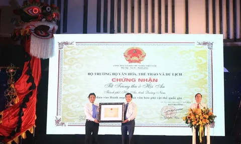 Lễ hội Tết Trung thu ở Hội An được công nhận là Di sản văn hóa phi vật thể quốc gia