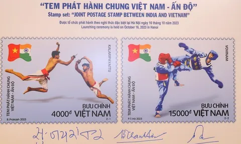 Phát hành bộ tem bưu chính “Tem phát hành chung Việt Nam - Ấn Độ” 