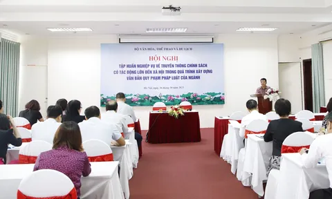 Bộ Văn hóa, Thể thao và Du lịch tổ chức Hội nghị tập huấn nghiệp vụ về truyền thông chính sách