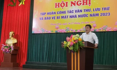 Bộ Văn hóa, Thể thao và Du lịch tập huấn công tác văn thư, lưu trữ và bảo vệ bí mật Nhà nước năm 2023
