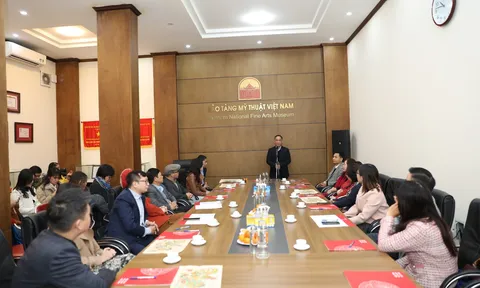 Bảo tàng Mỹ thuật Việt Nam hợp tác xây dựng chương trình học tập, trải nghiệm cho sinh viên