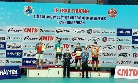 Kết thúc giải Cầu lông các cây vợt xuất sắc quốc gia năm 2022