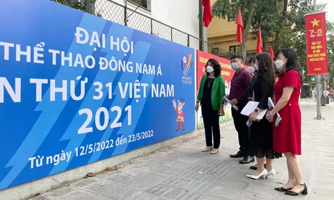 Kiểm tra công tác trang trí, tuyên truyền chào mừng SEA Games 31
