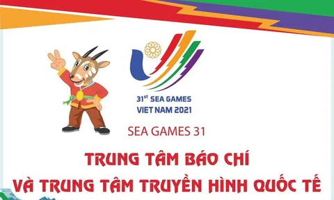 Toàn cảnh Trung tâm Báo chí, Trung tâm Truyền hình SEA Games 31