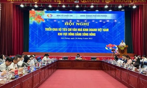 Triển khai Bộ tiêu chí Văn hóa kinh doanh Việt Nam trong 10 tỉnh Đồng bằng sông Hồng