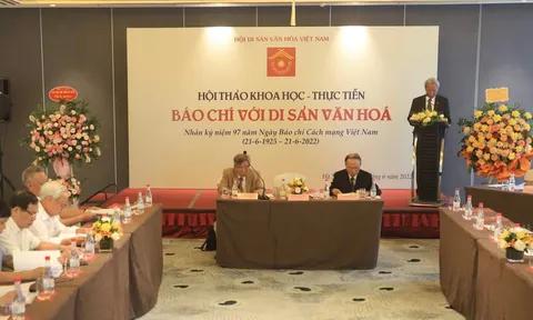 Báo chí luôn đồng hành cùng sự nghiệp bảo vệ và phát huy giá trị di sản văn hóa