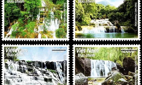 Phát hành bộ tem giới thiệu 4 thác nước nổi tiếng của Việt Nam