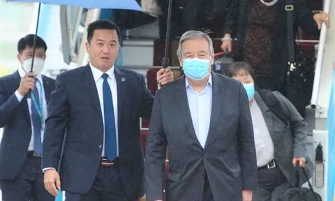 Tổng Thư ký Liên Hợp quốc António Guterres bắt đầu chuyến thăm chính thức Việt Nam