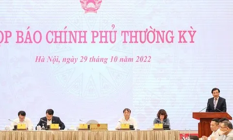 Họp báo Chính phủ thường kỳ tháng 10: Cải cách thủ tục hành chính, bảo đảm an sinh xã hội, nâng cao đời sống nhân dân