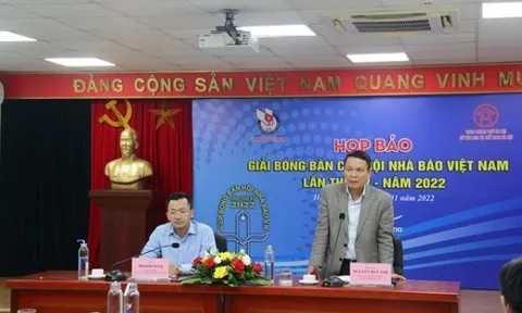 Giải Bóng bàn Cúp Hội Nhà báo Việt Nam năm 2022 khởi tranh ngày 18/11