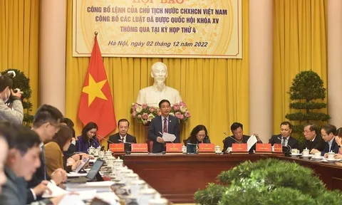 Công bố Lệnh của Chủ tịch nước về 6 luật vừa được Quốc hội thông qua