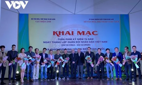 Tổ chức Tuần phim Kỷ niệm 78 năm ngày thành lập Quân đội nhân dân Việt Nam