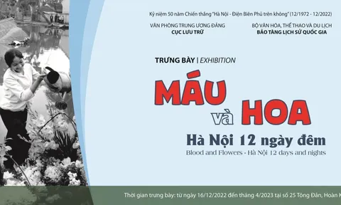 Nhân kỷ niệm 50 năm Chiến thắng 'Hà Nội - Điện Biên Phủ trên không': Trưng bày 'Máu và Hoa - Hà Nội 12 ngày đêm'