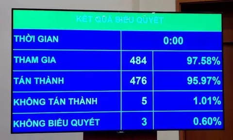 Quốc hội phê chuẩn miễn nhiệm 2 Phó Thủ tướng Chính phủ nhiệm kỳ 2021-2026