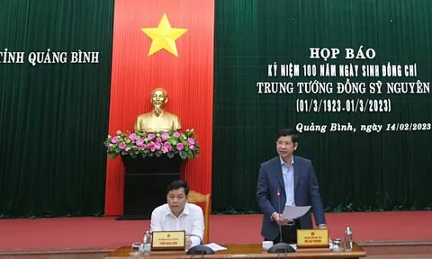 Nhiều hoạt động kỷ niệm 100 năm Ngày sinh Trung tướng Đồng Sỹ Nguyên