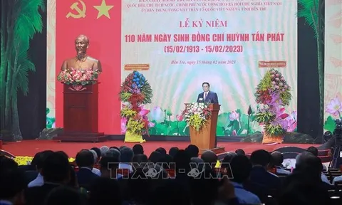 Lễ kỷ niệm 110 năm Ngày sinh đồng chí Huỳnh Tấn Phát