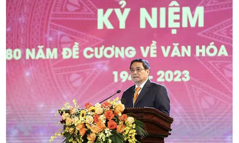 Toàn văn bài phát biểu của Thủ tướng Phạm Minh Chính tại chương trình nghệ thuật kỷ niệm 80 năm 'Đề cương về Văn hóa Việt Nam'