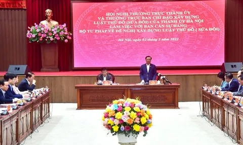 Dự kiến trình Quốc hội về Luật Thủ đô (sửa đổi) vào tháng 5/2024