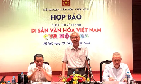 Phát động cuộc thi vẽ tranh ‘Di sản văn hóa Việt Nam qua hội họa’