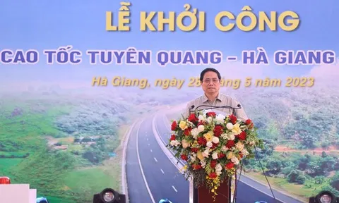 Khởi công dự án hạ tầng giao thông lớn nhất của Hà Giang và Tuyên Quang