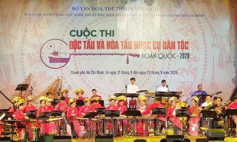 Gần 1000 nghệ sĩ tham dự Cuộc thi Độc tấu và Hòa tấu nhạc cụ dân tộc toàn quốc 2023