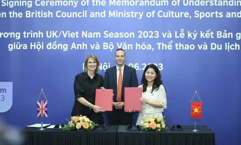 Ký kết Bản ghi nhớ hợp tác giữa Bộ Văn hóa, Thể thao và Du lịch và Hội đồng Anh tại Việt Nam