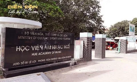 Học viện Âm nhạc Huế thông báo tuyển sinh đại học năm 2023