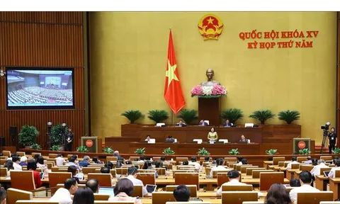 Ngày 19/6, Quốc hội tiếp tục làm việc tại hội trường