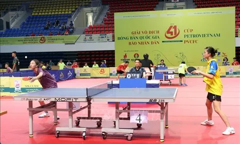 Khai mạc Giải vô địch Bóng bàn quốc gia Báo Nhân dân lần thứ 41