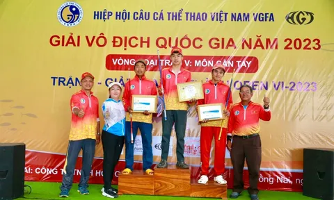 Hấp dẫn giải vô địch Câu cá quốc gia 2023