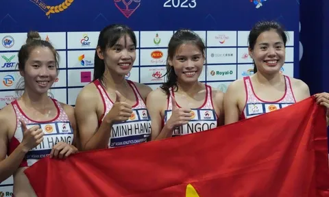 Khen thưởng các “cô gái Vàng” Việt Nam tại Giải Vô địch Điền kinh châu Á 2023