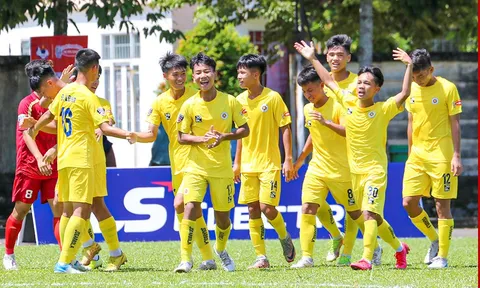 Vòng chung kết Giải Vô địch U15 Quốc gia - Cúp Acecook 2023 (Bảng C): Hà Nội mất ngôi đầu vào tay SLNA