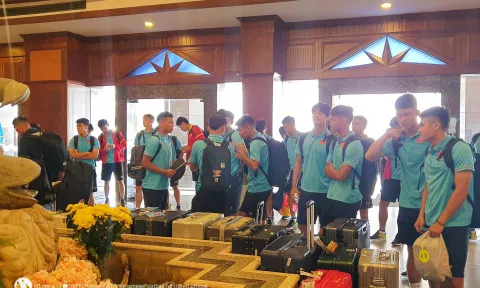 Đội tuyển U23 Việt Nam đã có mặt tại địa điểm tổ chức giải vô địch U23 Đông Nam Á 2023