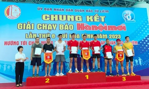 Chung kết giải Chạy Báo Hànộimới quận Bắc Từ Liêm lần thứ 48