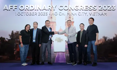 Đại hội thường niên AFF 2023: Chủ tịch AFF Khiev Sameth đã có mặt tại TP.HCM