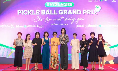 Giải Pickleball “Say2 Ladies Pickleball Grand Prix lần 1 - 2024: Chị đẹp vượt chông gai”