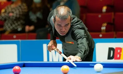 Quyết Chiến dừng bước vòng 1/8 tại giải Billiards World Cup 2022