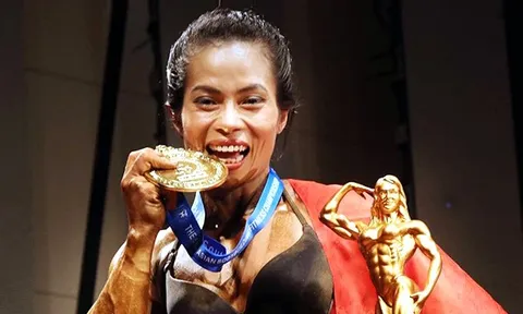Tuyển thủ thể hình Đinh Kim Loan: “Tôi thực tin ở SEA Games đầu tiên của mình”