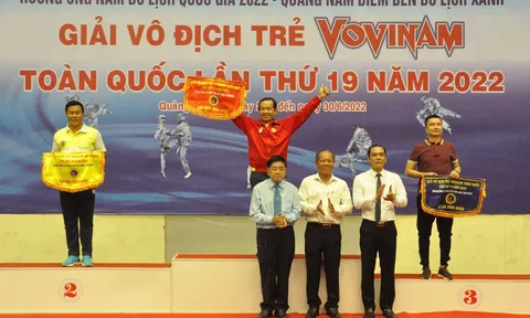 Giải vô địch trẻ Vovinam toàn quốc 2022: TP. Hồ Chí Minh giành giải nhất toàn đoàn 