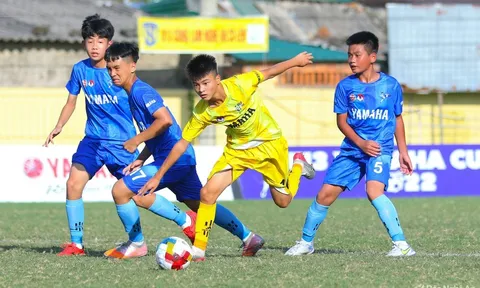 VCK giải bóng đá Thiếu niên (U13) toàn quốc 2022: Sông Lam Nghệ An và Hoàng Anh Gia Lai phô diễn sức mạnh