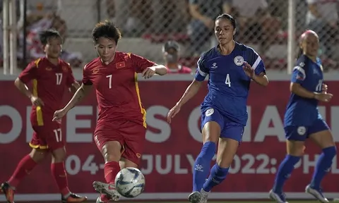 Giải vô địch bóng đá nữ Đông Nam Á - AFF Cup 2022: Đội tuyển nữ Việt Nam vỡ trận trước đòn không kích của Philippines