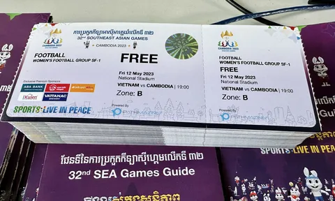 Vé xem trận bán kết Bóng đá nữ SEA Games 32 được rao bán với giá 10 USD